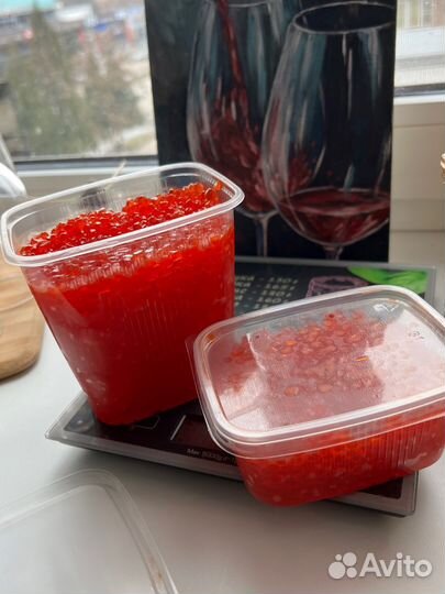 Икра красная кижуча