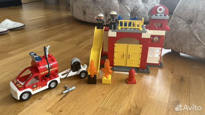 Lego duplo 6168 пожарная станция