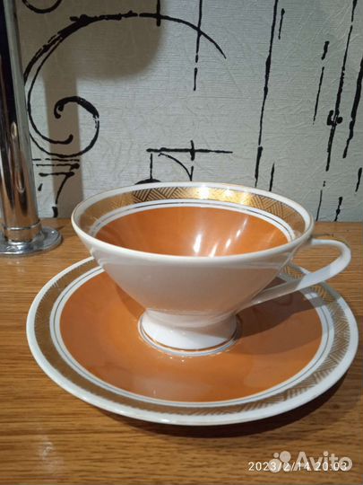 Чайная пара фарфор гдр
