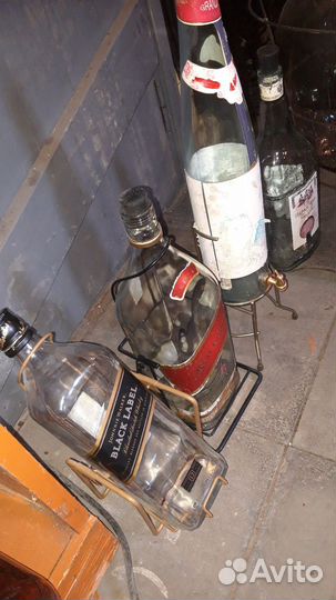 Коллекционные бутылки Red Label и тд