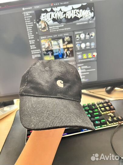 Кепка carhartt вельветовая оригинал