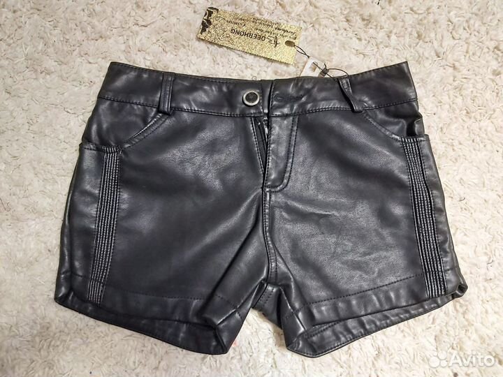 Новые шорты эко кожа.размеры 44-46