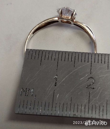 Серебряное кольцо женское. 20р