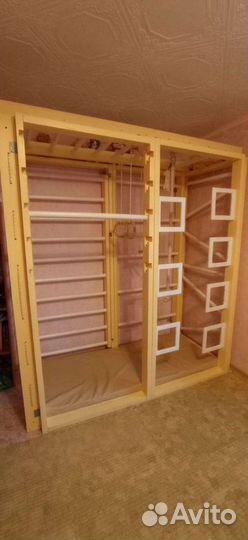 Детский спортивный комплекс деревянный