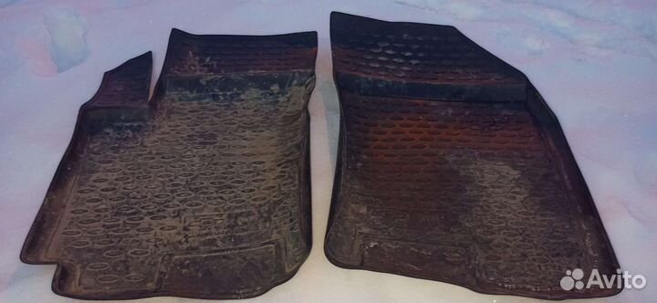 Автомобильные коврики резиновые Шевроле Авео