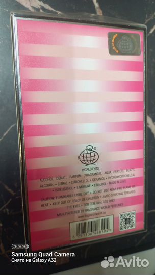 Духи женские дубайский rose seduction secret