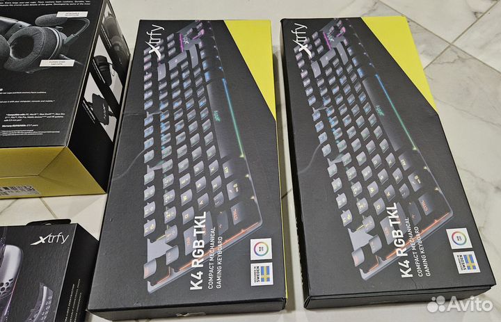 Клавиатура, мышь, наушники