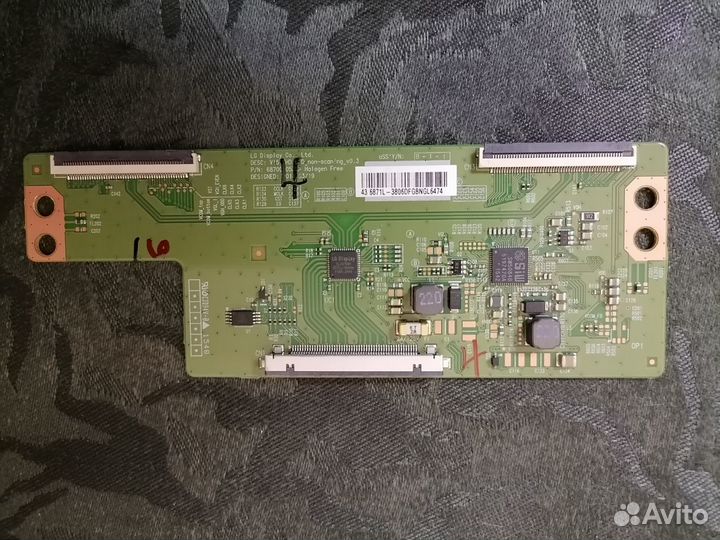 Плата T-con к тв LG 43LH560V бу