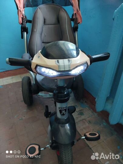 Коляска велосипед детский