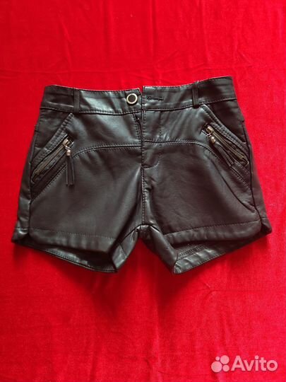 Кожаные шорты