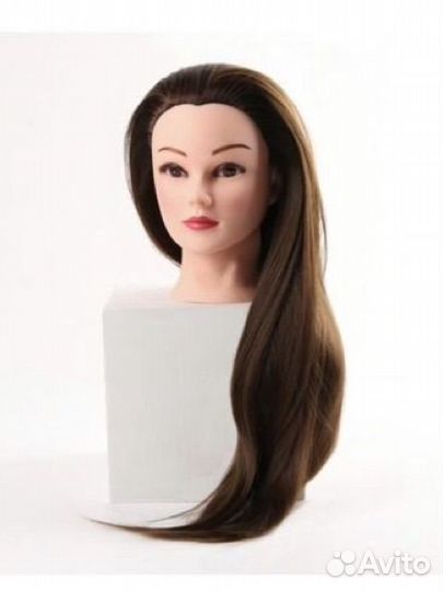 Голова - манекен для причесок на штативе. Новая