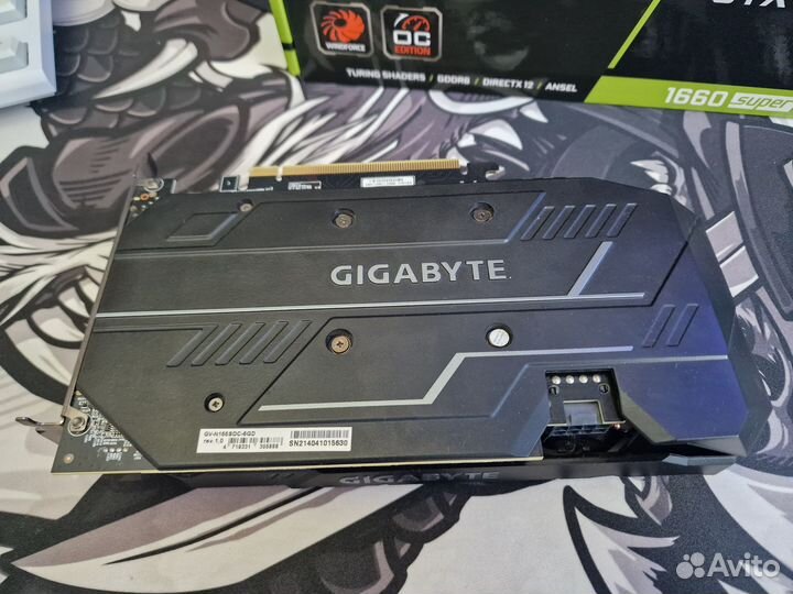 Видеокарта Gigabyte Gtx 1660 Super OC