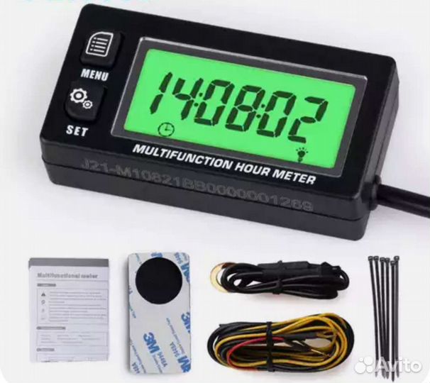 Датчик температуры, тахометр, вольтметр, моточасы