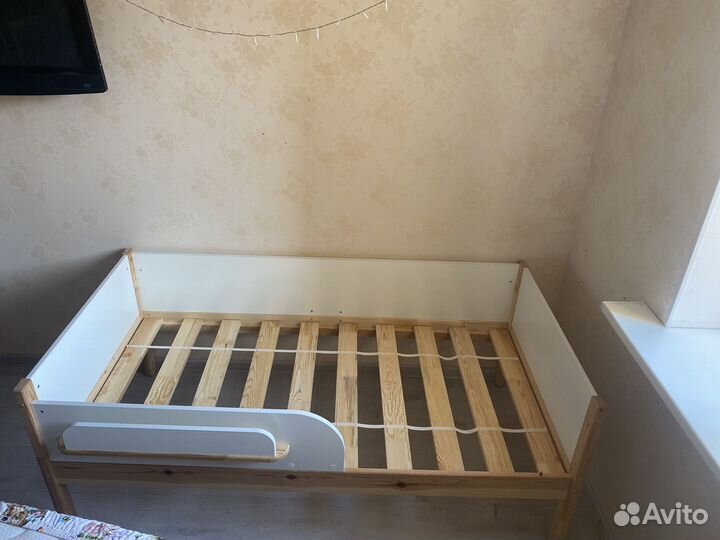 Детская кровать с матрасом бу 160х80