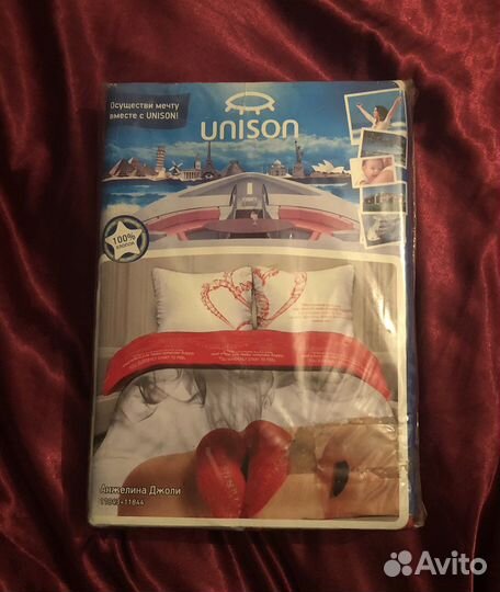 Постельное белье «Анджелина Джоли» 1,5 новое