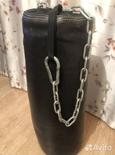 Боксерский мешок натуральная кожа