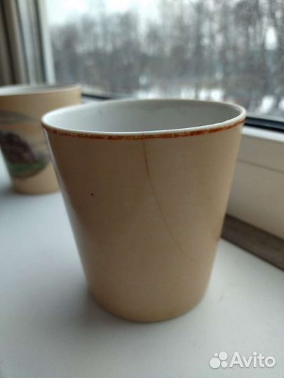 Статуэтка. Стакан.Дулево. СССР. Фарфор