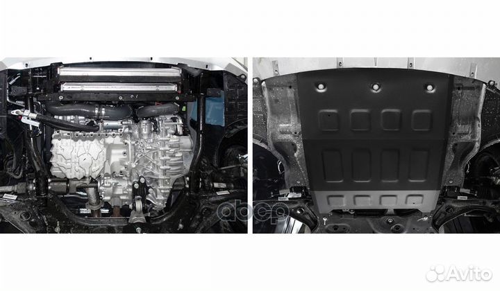 Защита картера и кпп exeed VX 2021, V - 2.0/EX