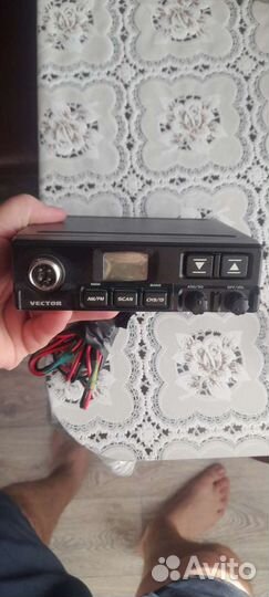 Автомобильная рация с антенной