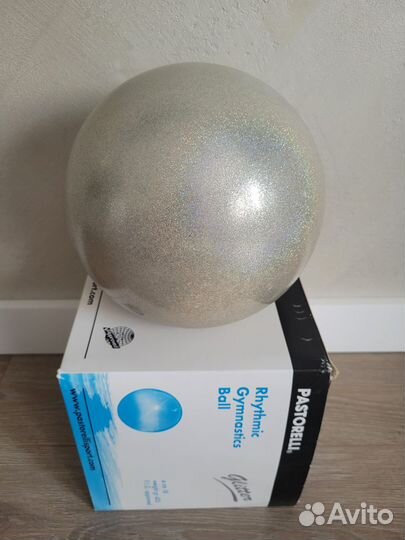 Мячик 18см и чехол для гимнастики