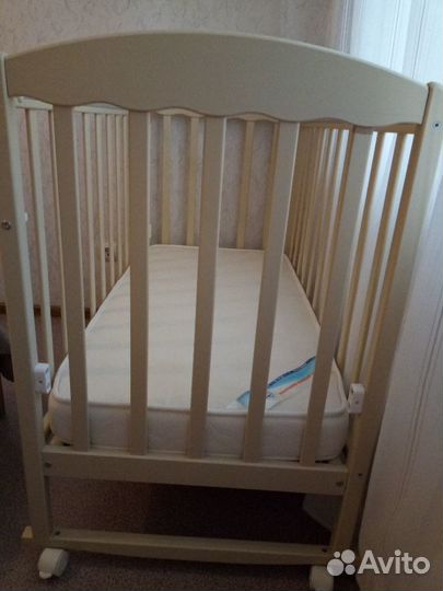 Кроватка детская+матрас
