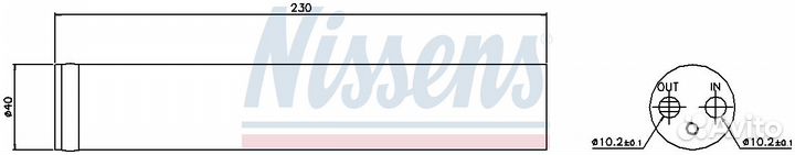 Осушитель кондиционер 95412 Nissens