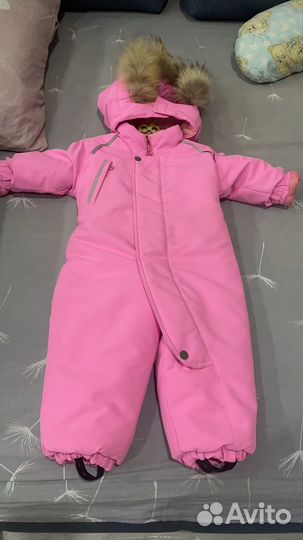 Зимний комбинезон для девочки 80