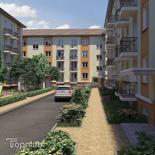 1-к. квартира, 33,5 м², 3/5 эт.