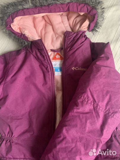 Зима Парка для девочки Columbia 140-146 куртка