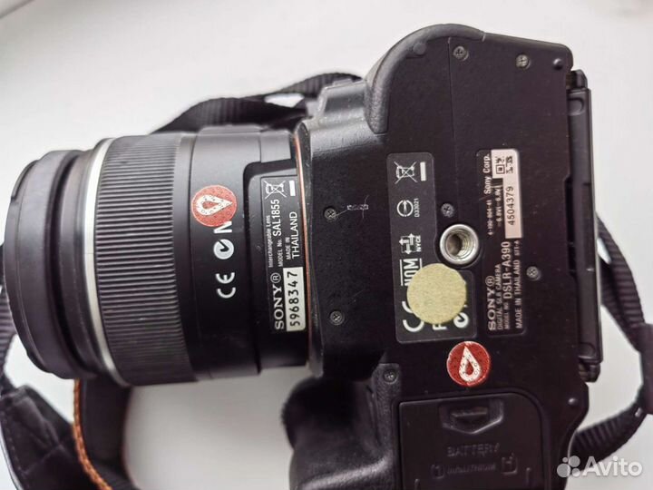Зеркальный фотоаппарат Sony dslr a390