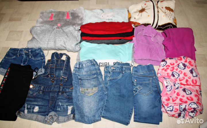 Вещи пакетом для девочки 104