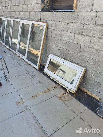 Пластиковые окна, алюминевые двери, рольставни б/у