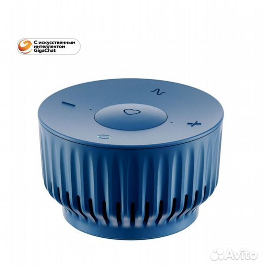 Умная колонка SberBoom mini синия, новая