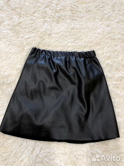 Кожаная юбка