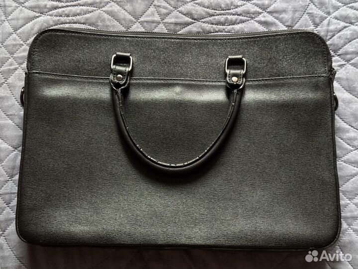 Сумка мужская натуральная кожа для ноутбука