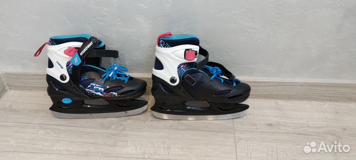 Коньки детские, раздвижные р34-37