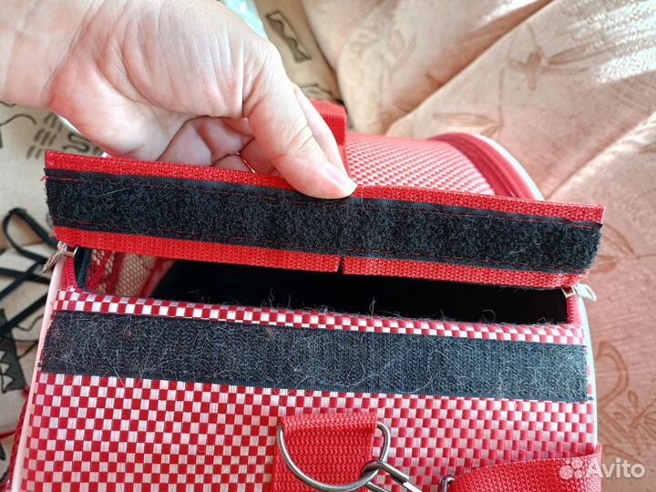 Приданое для котенка (кошачья переноска, лоток.)