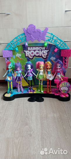 Эквестрия герлз куклы+сцена