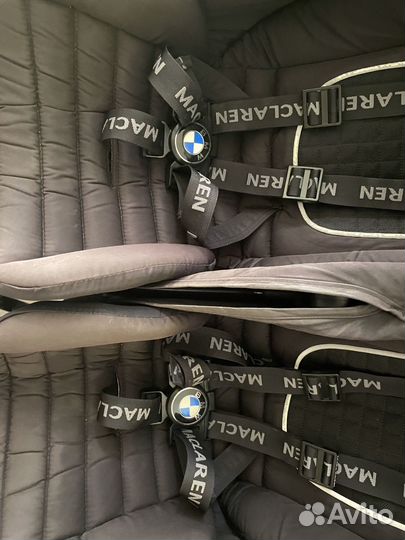 Коляска для двойни bmw mclaren