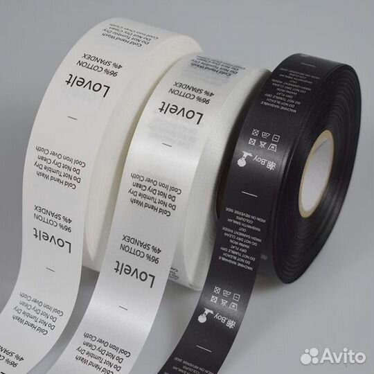 Печать бирок для одежды/ навесные картонные бирки