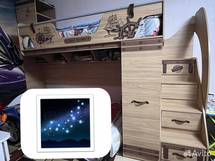 Детская кровать, второй ярус