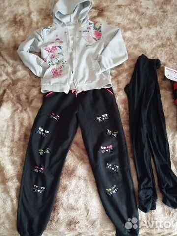 Костюм, Штаны спортивные, олимпийка 140