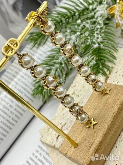 Серьги Dior длинные