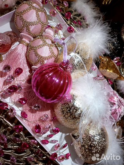 Елочные игрушки стекло karlsbach shishi zara