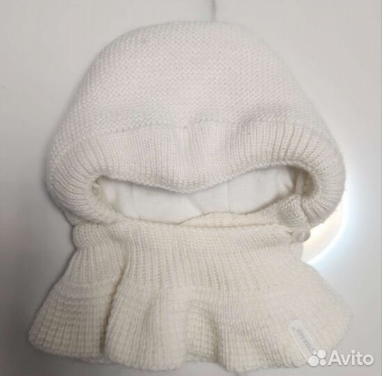 Шапочка капор для новорожденного