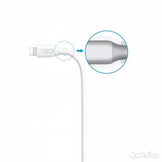 Кабель Anker PowerLine+ Lightning - USB 1.8м White