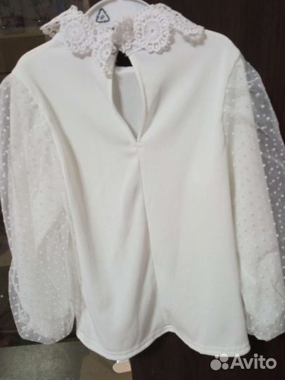 Школьная блузка 134 новая