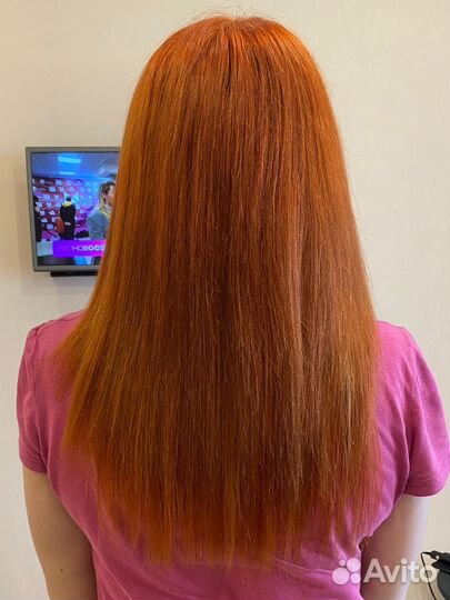 Наращивание волос модель