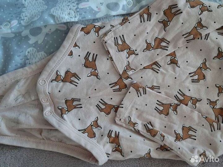 Пакет новых вещей на девочку от 0- 6 месяцев