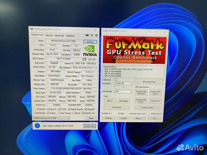 Nvidia GTX1650